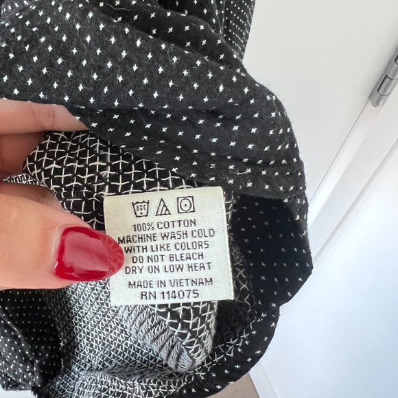 Vans DQM Men's Polka Dot Button Down Shirt - Picture 6 of 7